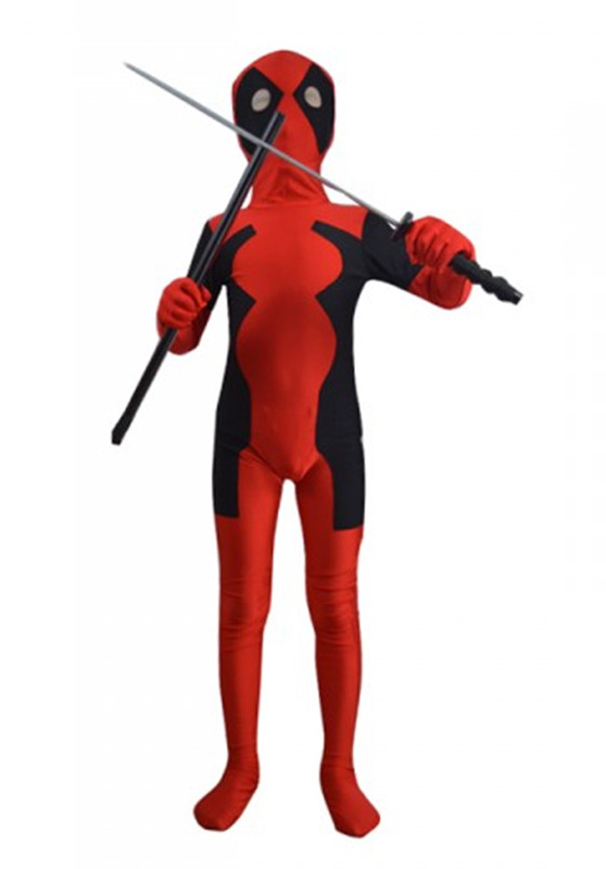 Deadpool Cosplay Costume Kids Halloween Costumes 15070267